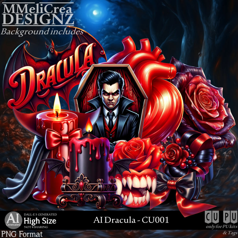(image for) AI - Dracula - CU001 (CU4PU/PNG/PACK)